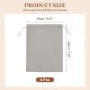 PATIKIL Velvet Gift Bags, (7.8 x 5.9 Inch, Grey)(6 Pcs) Velvet Drawstring Bag Jewelry Pouches Suit for Birthday/Wedding/Party/Gift/Favor view 2
