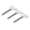 10pcs Stainless Steel Toothpaste Squeezer, Metal Tube Roller Key for Toothpaste Hair Dye, Half Round Key Tube Squeezer with Hangable Hole, Efficient Paste Extraction Tool for Home view 2