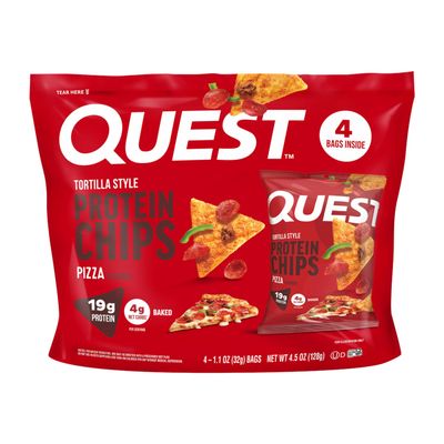 Quest Nutrition Pizza Tortilla Style Protein Chips, 4 Count