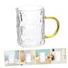 Borosilicate Drink Mug with Handle Versatile Tea, Coffee & Water Cup, Easy to Clean, Perfect for Daily Beverages, Durable & Stylish Design view 2