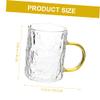 Borosilicate Drink Mug with Handle Versatile Tea, Coffee & Water Cup, Easy to Clean, Perfect for Daily Beverages, Durable & Stylish Design view 3