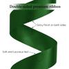 Gliberli Double Face Forest Green Satin Ribbon 1-1/2 inch X 100 Yards Fabric Ribbons for Gift Wrapping Bows Bouquet Sewing Craft Home Decor Hair Floral view 3