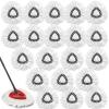 20Pack Spin Mop Replacement Heads,100% Microfiber Mop Head Replacement Compatible with Triangle Spin Mop, Easywring 1-Tank System, Easy Cleaning, Microfiber, Machine Washable view 1