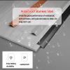 Stainless Steel Height Compensation Profile Floor Transition Strip Suitable for Doorways Threshold Ramp Tile Laminate Planks Threshold Strips(Silver,H2cmxL150cm) view 3