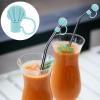 HAKIDZEL Silicone Straw Covers Caps Set 8Pcs Shell-Shaped Straw Stoppers Reusable for Tumblers Travel Home Use view 3