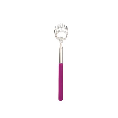 KELINFONG Back Scratcher Extendable, 23 Inch Metal Portable Telescoping Bear Claw Backscratcher with Long Rubber Handles,Stocking Stuffer,Backscratchers for Kids Women Adults Men