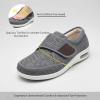 Extra Wide Footwear for Seniors, Adjustable Comfortable Orthopedic Slippers, Lightweight Walking Shoes, Warm Fur Lined Casual Shoes, for Swollen Feet, Diabetic Foot Care view 4