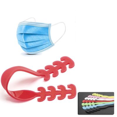 15pcs Silicone Mask Rope Buckle Adjustable Ear Hook Extenders
