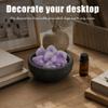 Crystal Stone Aromatherapy Essential Oil Diffuser Gift Set with Charcoal Bowl| Healing Crystal Arom for Home Decor, Bathroom, Office (Amethyst, My Way) view 3