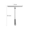 Abaodam 2pcs Window Squeegee and Glass Wiper Cleaning Tool Set, Versatile Household and Car Windshield Scraper, Winter Snow Removal, Gray Sturdy Plastic for Residential and Vehicle Use view 2