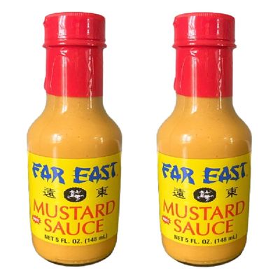 FAR EAST Hot Mustard Sauce, 5-ounce Bottle of Spicy Mustard (5-Ounces, 2.0, Count)