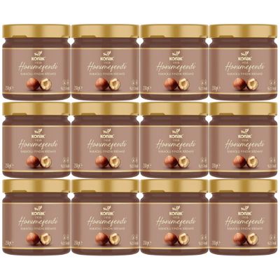 Dubai Chocolate Cocoa Hazelnut Spread | Classic Creamy Chocolate & Roasted Hazelnut Filling | Premium Gourmet Dessert Spread Pack of 12
