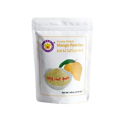 (Pack of 2) Freeze Dried Mango Powder, 100g Pouch (Pack of 2), 100% Pure Tropical Fruit Powder, Natural Sweet Flavor for Smoothies, Yogurt & Baking, No Added Sugar, Non-GMO