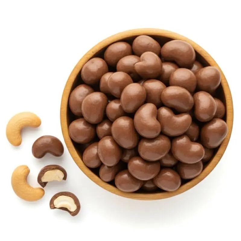 NY Spice Shop Milk Chocolate Covered Cashews - 2 Pound Chocolates Cashew Candy - Gourmet Holiday Milk Chocolate Nuts - Sweet & Crunchy Treats for Gifting, Snacking & Candy Buffets