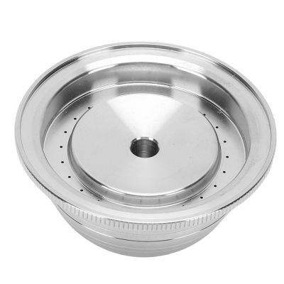 Oreilet Reusable Coffee Pods for VertuoPlus, 304 Stainless Steel with Brush Spoon, Coffee Accessories (150ML)