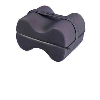 SWZEC Memory Foam Knee Pillow for Spine Alignment - Comfort Sleep Support Pillow (Grey)