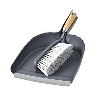 Mini Desktop Cleaning Set Handheld Dustpan and Broom with Bamboo Handle for Keyboard Car Dining Table Bedroom Window