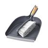 Mini Desktop Cleaning Set Handheld Dustpan and Broom with Bamboo Handle for Keyboard Car Dining Table Bedroom Window view 1
