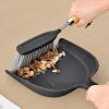 Mini Desktop Cleaning Set Handheld Dustpan and Broom with Bamboo Handle for Keyboard Car Dining Table Bedroom Window view 2