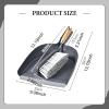 Mini Desktop Cleaning Set Handheld Dustpan and Broom with Bamboo Handle for Keyboard Car Dining Table Bedroom Window view 4
