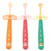 BIUDECO 3Pcs Toothbrush Set Soft Bristles Manual Tooth Cleaning Brush for 1-6 Years Old, Washable Rotatable Handle, Suitable for Boys and Random Color Random Color view 1