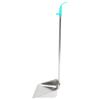Stainless Steel Dust Pan with Long Handle, Thickened Removable Home Cleaning Dustpan Shovel for No-Bend Garbage Collection and Room Refuse Removal Style view 1