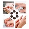 FOYTOKI Wooden Handheld Massage Balls 6Pcs Walnut Acupoint Massage Balls Dark Brown for Hand Therapy Neck Shoulder Relaxation Wellness Tool view 2