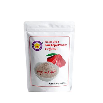 (Pack of 2) Exotic Freeze-Dried Rose Apple Powder 100g (3.5 oz) 100% Pure Java Apple Fruit Powder All Natural Ingredient for Smoothies, Drinks, and Flavoring