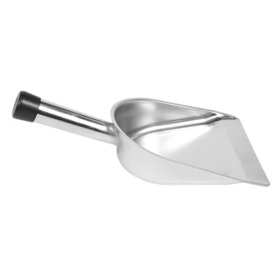 SHINEOFI Thickened Small Stainless Steel Cleaning Shovel with Steel Handle, Kitchen and Restaurant Garbage Dustpan for Home Use and Bedroom Cleaning