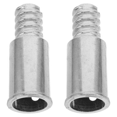 HOMOCONO 2Pcs Mop Handle Threaded Connector 20.4Mm Aluminum Alloy Replacement End Caps for Cleaning Mop and Broom Telescopic Poles Household Cleaning Accessories