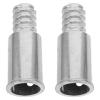 HOMOCONO 2Pcs Mop Handle Threaded Connector 20.4Mm Aluminum Alloy Replacement End Caps for Cleaning Mop and Broom Telescopic Poles Household Cleaning Accessories view 1