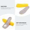 BIUDECO Comfortable Shoe Pads Shock-Absorbing Insoles for Women Size 36-40 Soft Cushioned Shoe Inserts Adjustable for Sports view 3