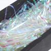 Beatifufu Iridescent 3Mm Shredded Plastic Packaging Filler, 100G Pack White Basket Stuffing Material for Box Wrapping and Shipping Decoration view 4