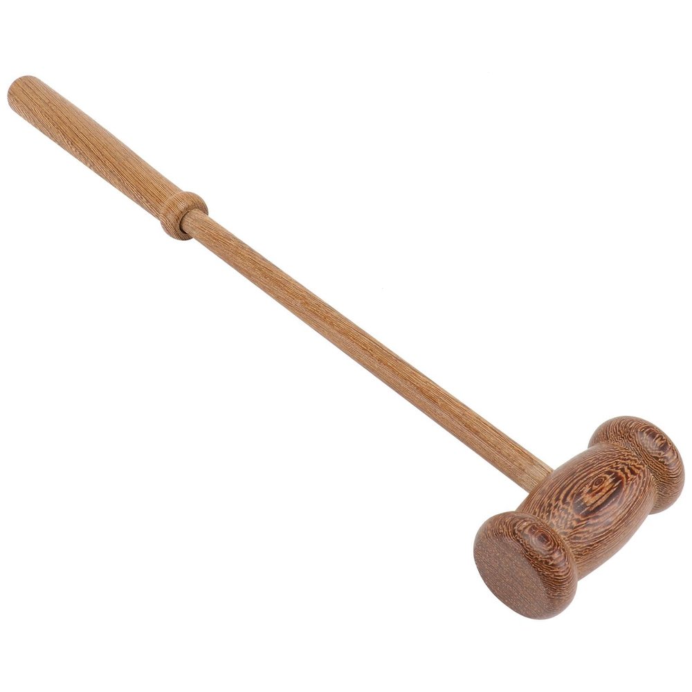 Yardenfun Wooden Body Massager Hammer Handheld Knocking Back Massage Tool for Muscle Relaxation Neck Shoulder Use at Home and Travel