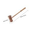Yardenfun Wooden Body Massager Hammer Handheld Knocking Back Massage Tool for Muscle Relaxation Neck Shoulder Use at Home and Travel view 2