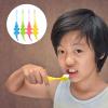 BIUDECO Toothbrush 8pcs with Supple Soft Bristles, Cartoon Crocodile Design, Manual Oral Cleaner for Boys and Ages 3-12, Gentle Tooth Cleaning Tool for Home Use view 2