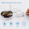QMNALP Contact Lens Case Portable Travel Kit,cute Contact Lens Cases with Mirror A Photo of A Snail Printed Contact Lenses Applicator Removal Tool Kit view 3