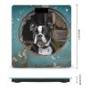Boston Terrier Scale for Body Weight Anti-Slip Tempered Glass Digital Bathroom Scales Clear LCD Display Weighing Scale Safe Rounded Corners Smart Scales view 2
