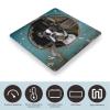 Boston Terrier Scale for Body Weight Anti-Slip Tempered Glass Digital Bathroom Scales Clear LCD Display Weighing Scale Safe Rounded Corners Smart Scales view 3
