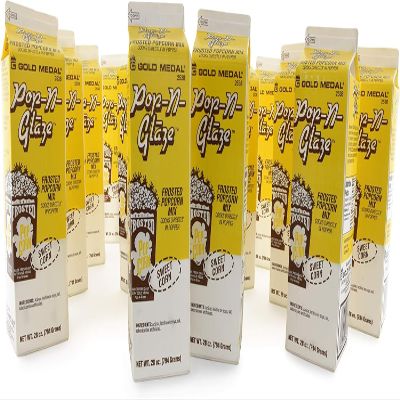 Gold Medal Sweet Corn Glaze Pop Frosted Popcorn Mix, 28 oz