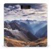 Alps Panorama Scale for Body Weight Anti-Slip Tempered Glass Digital Bathroom Scales Clear LCD Display Weighing Scale Safe Rounded Corners Smart Scales view 1
