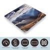 Alps Panorama Scale for Body Weight Anti-Slip Tempered Glass Digital Bathroom Scales Clear LCD Display Weighing Scale Safe Rounded Corners Smart Scales view 3