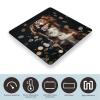 A Dog and Coins Scale for Body Weight Precision Bathroom Weighing Scales with Back Lit LCD Display Sturdy Tempered Glass Body Weight Scales Digital Bathroom Scale 400lb view 3