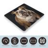 English-Bulldog Scale for Body Weight Anti-Slip Tempered Glass Digital Bathroom Scales Clear LCD Display Weighing Scale Safe Rounded Corners Smart Scales view 3