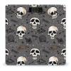 Skull and Lightning Scale for Body Weight Anti-Slip Tempered Glass Digital Bathroom Scales Clear LCD Display Weighing Scale Safe Rounded Corners Smart Scales view 1