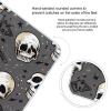 Skull and Lightning Scale for Body Weight Anti-Slip Tempered Glass Digital Bathroom Scales Clear LCD Display Weighing Scale Safe Rounded Corners Smart Scales view 4
