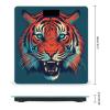 Big Red Tiger Scale for Body Weight Anti-Slip Tempered Glass Digital Bathroom Scales Clear LCD Display Weighing Scale Safe Rounded Corners Smart Scales view 2