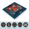 Big Red Tiger Scale for Body Weight Anti-Slip Tempered Glass Digital Bathroom Scales Clear LCD Display Weighing Scale Safe Rounded Corners Smart Scales view 3