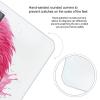 Dark Peach Flamingo Scale for Body Weight Anti-Slip Tempered Glass Digital Bathroom Scales Clear LCD Display Weighing Scale Safe Rounded Corners Smart Scales view 4
