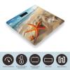Sea Beach Starfish Scale for Body Weight Anti-Slip Tempered Glass Digital Bathroom Scales Clear LCD Display Weighing Scale Safe Rounded Corners Smart Scales view 3